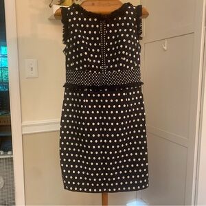 Tory Burch Blue & White Evelyn Polka Dot Dress Size 6